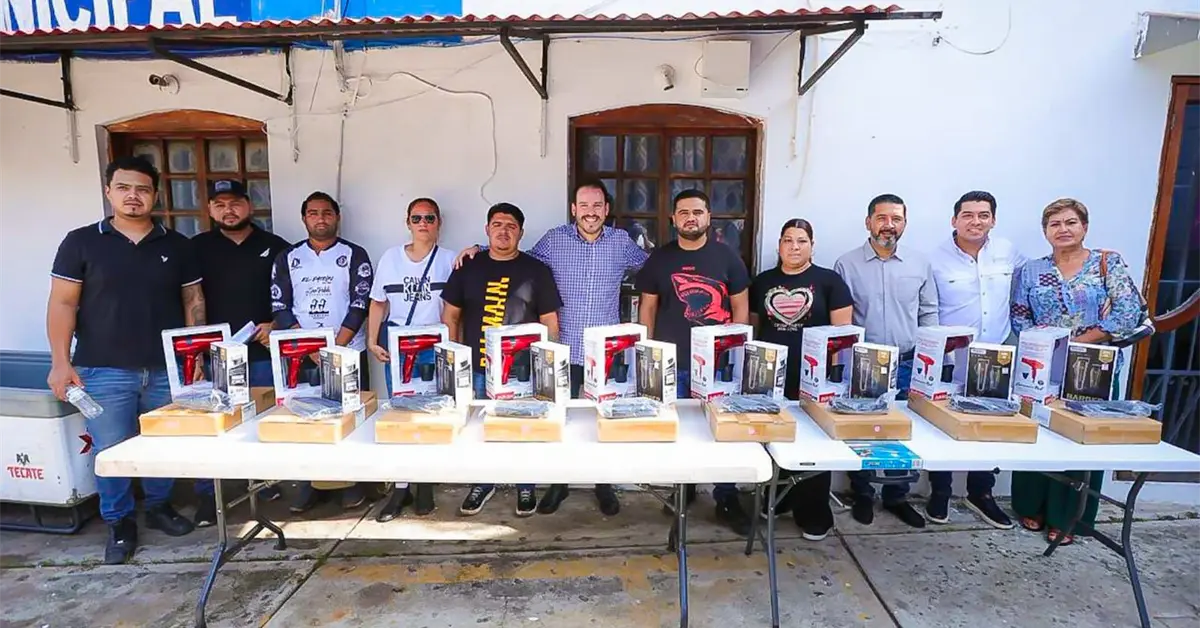 Emprendedores y microempresarios de Concordia son beneficiados con Equipa Sinaloa