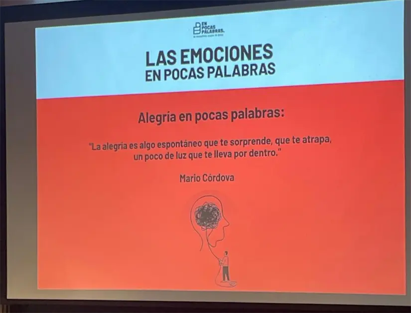 Una de las frases que podemos encontrar en el libro. Foto: Tus Buenas Noticias
