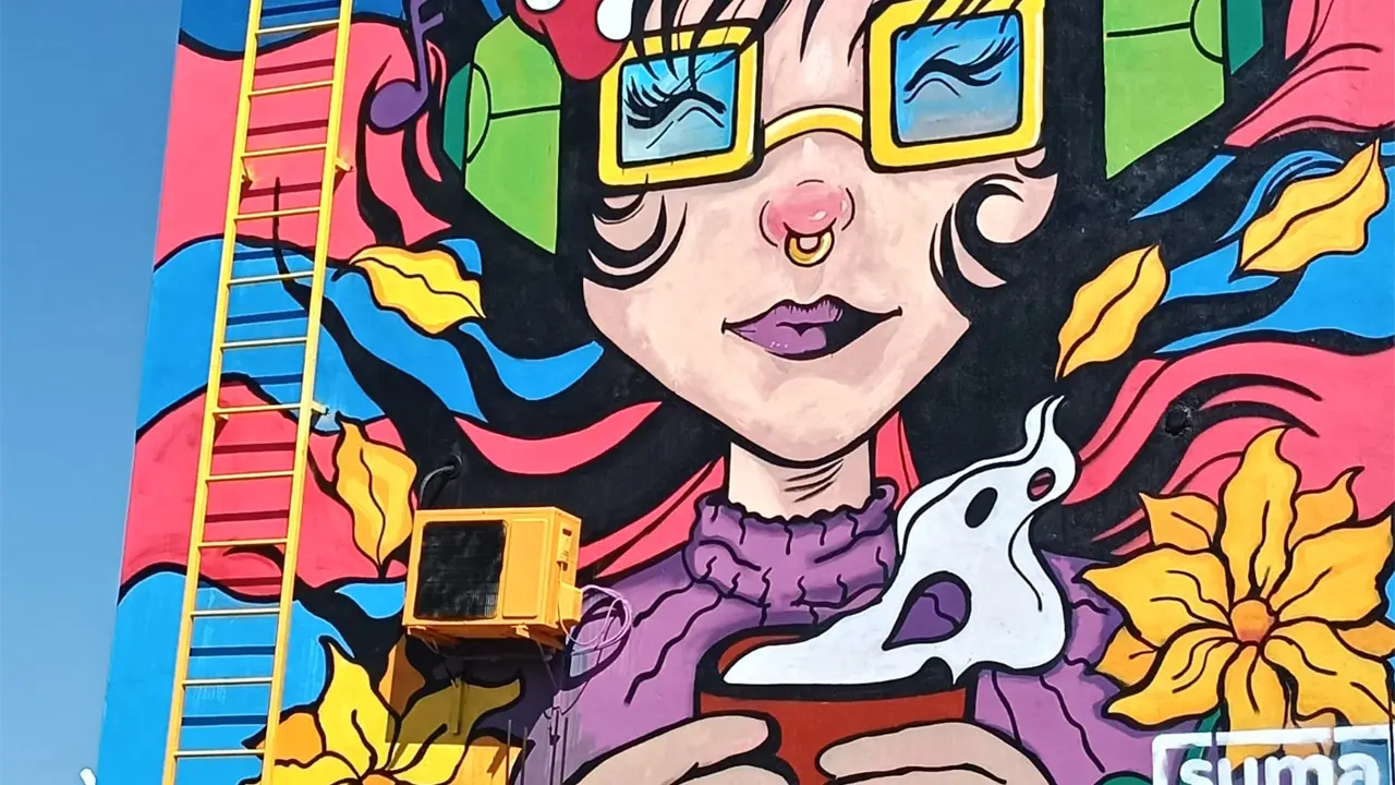 Suma Sociedad Unida y Vamos Pintando realizan este trabajo de embellecimiento y pacificación por medio de murales de paz.