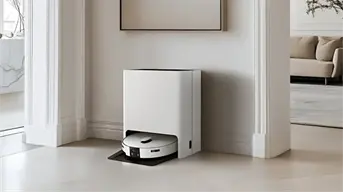 El primer robot aspiradora Ultra de Samsung que también es guardia de seguridad