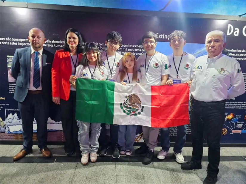 Mexicanos en la olimpiada. Foto: Cortesía.