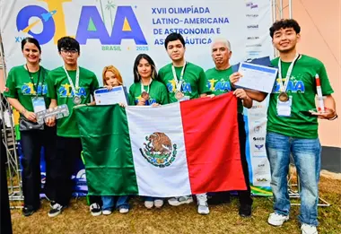 Estudiantes de la UAS destacaron en la 17ª Olimpiada Latinoamericana de Astronomía y Astronáutica