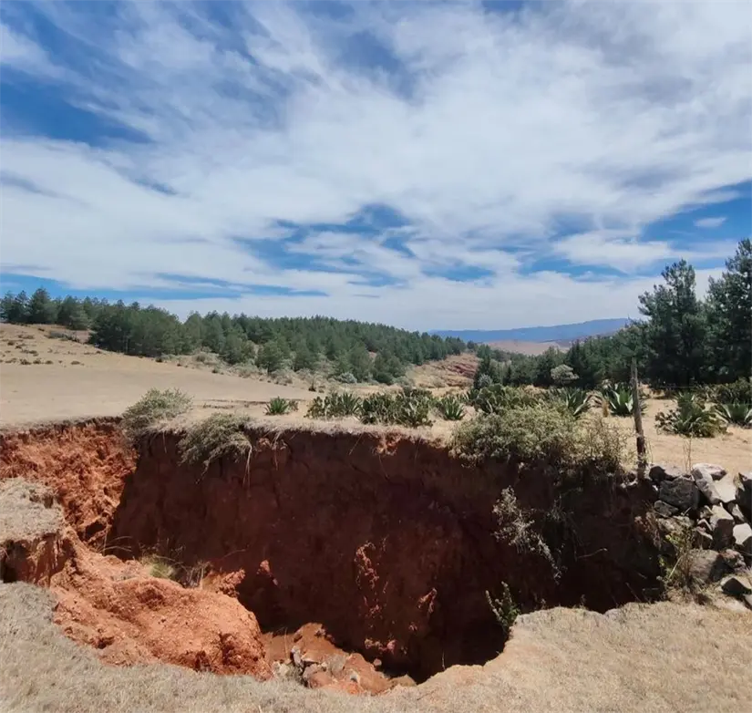 Un lugar que parece de otro planeta en San Luis Potosí. Foto: Cortesía.
