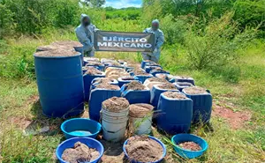 Golpe al narco en Sinaloa por 150 mdp: aseguran sustancias químicas en Badiraguato, Culiacán y Cosalá