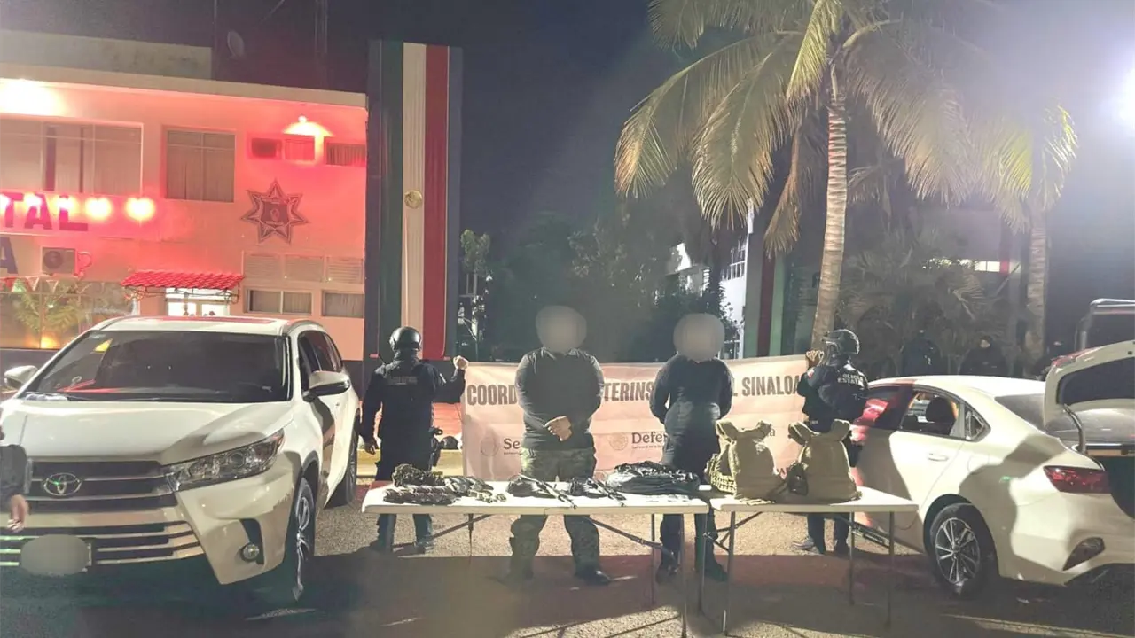 Culiacán: 10 detenidos, armas y 1.2 toneladas de droga asegurada en operativos.