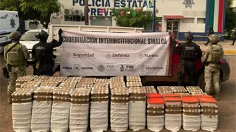 Aseguran en Culiacán más de una tonelada de metanfetamina en camioneta robada