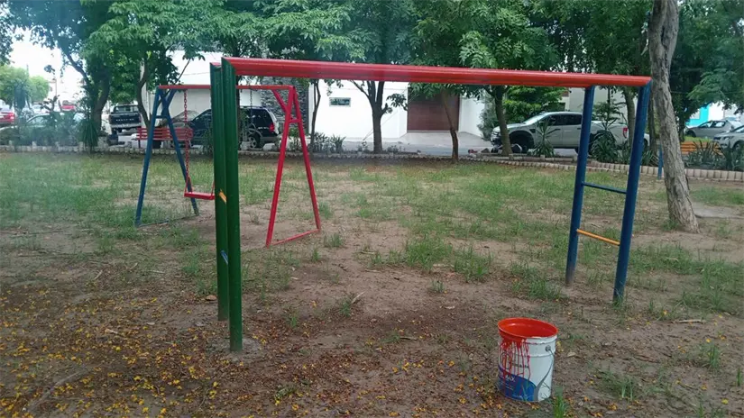 Juego de pasamanos infantil. Foto: Cortesía.