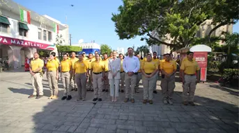En Mazatlán realizan ceremonia cívica por Día Nacional de Protección Civil