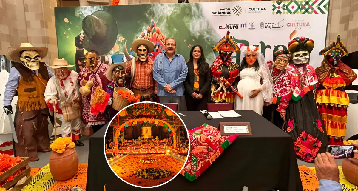 El Xantolo, la tradicional celebración del Día de Muertos en la Huasteca, llega por primera vez a Michoacán. Foto: Cortesía.