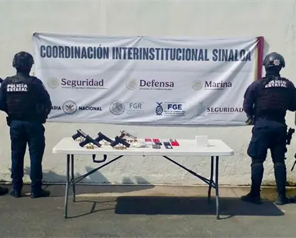 Cateo en penal de Aguaruto, Culiacán, aseguran armas, droga y celulares