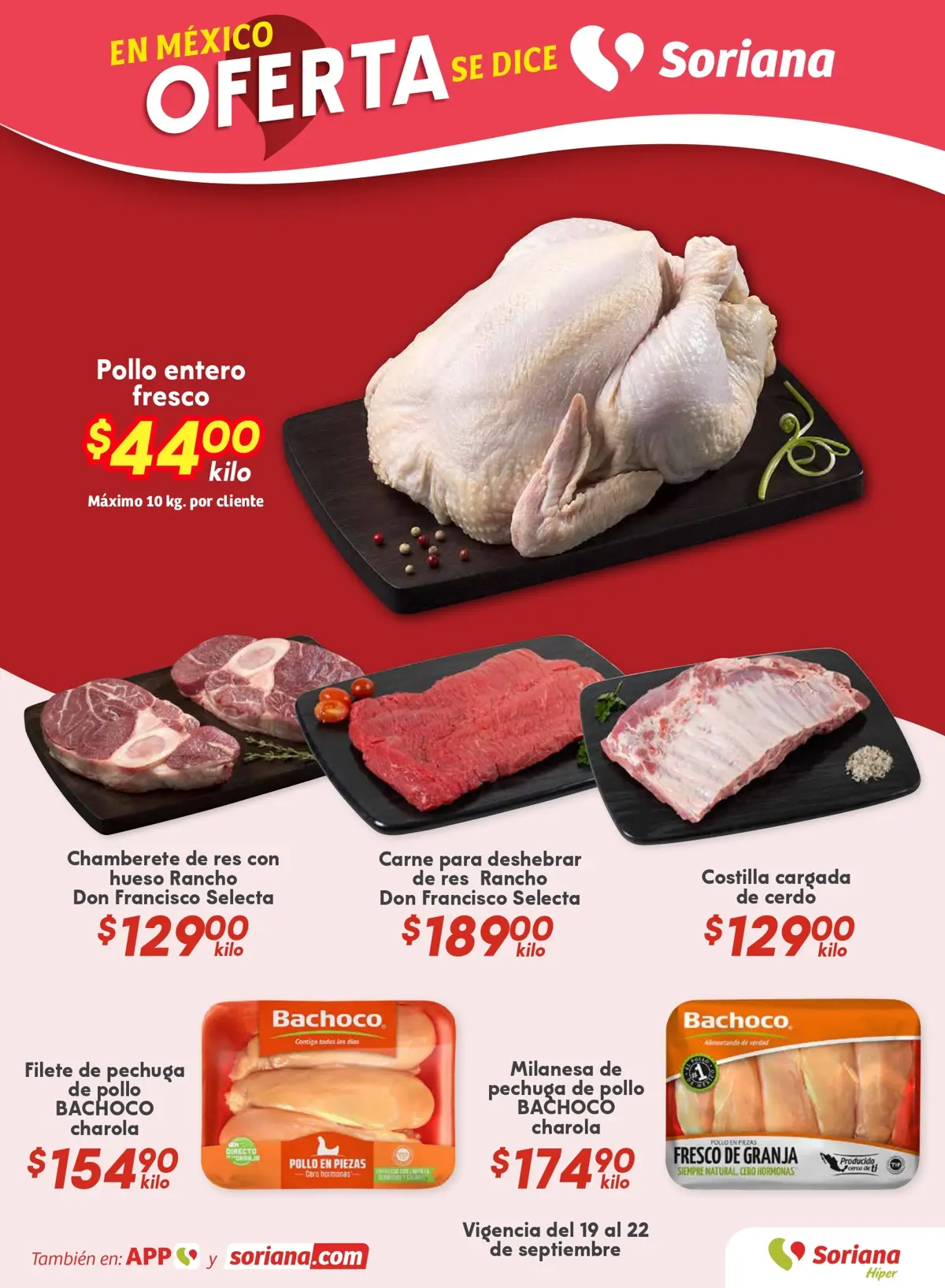 También encontrarás ofertas en carnes y pescados. Imagen: Soriana