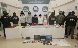 Autoridades desarticulan cédula criminal “Los Bonitos” en Edomex