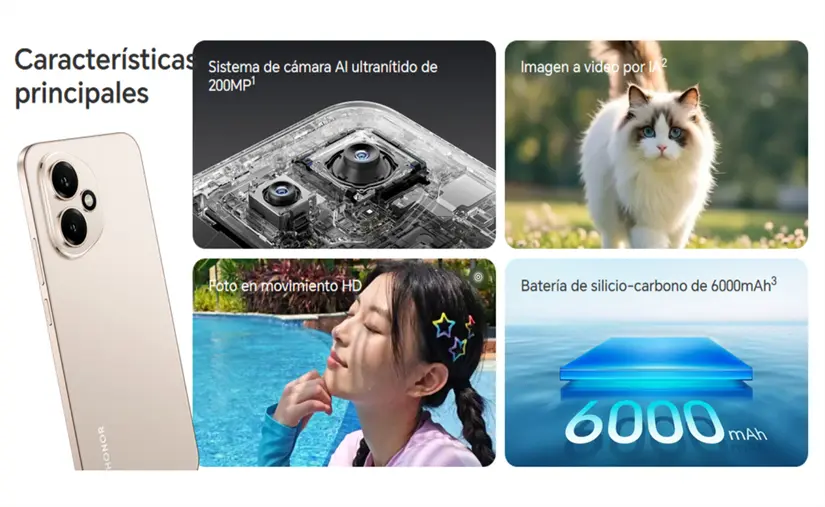 El sistema de cámaras es de los más avanzados. Foto: HONOR
