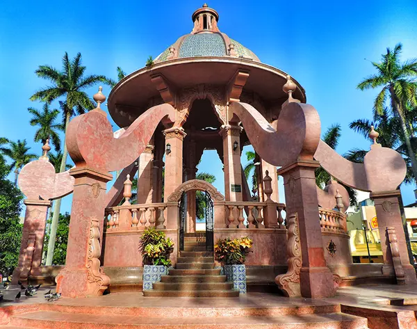 Kiosco Pulpo Rosa en Tamaulipas. Foto: Cortesía.