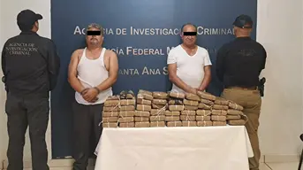 Narco en autobuses en la Carretera Federal 2: así hallaron compartimento con 50 paquetes de droga en Sonora