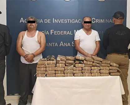 Narco en autobuses en la Carretera Federal 2: así hallaron compartimento con 50 paquetes de droga en Sonora