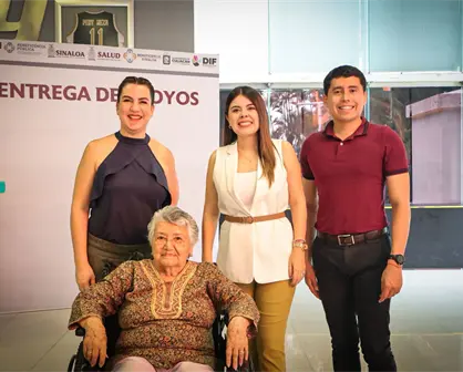 DIF Culiacán entrega 60 sillas de ruedas para personas con discapacidad
