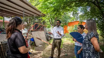 Juan de Dios Gámez  anuncia mejoras en el Jardín de Niños Josefa Ortiz de Domínguez, ubicado en la colonia Campesina El Barrio de Culiacán