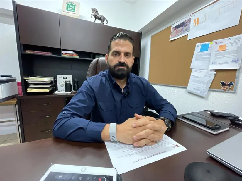 Sorec Moisés Monarrez Félix, Director de Obras Públicas. Foto: Lino Ceballos.