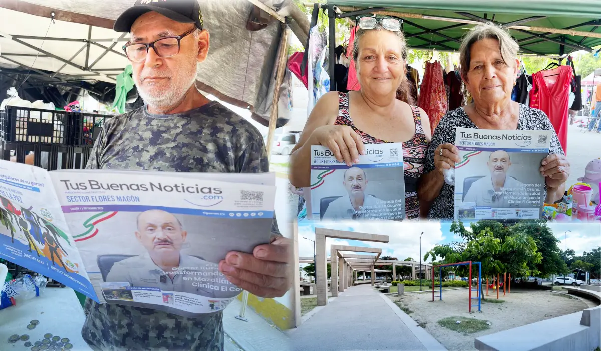 La comunidad del sector Flores Magón recibió con gusto la primera edición de Tus Buenas Noticias