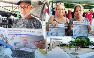 Se entrega primera edición del nuevo periódico Tus Buenas Noticias al Sector Flores Magón de Mazatlán