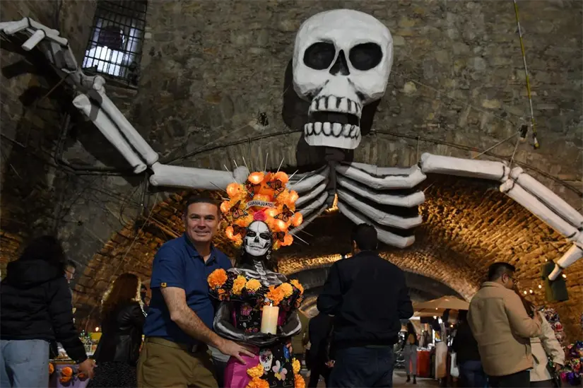 Guanajuato hace del Día de Muertos todo un festival cultural. Foto: Cortesía. 