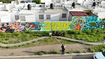 Colinas del Bosque celebra la develación de Mural por la Paz, al sur de Culiacán