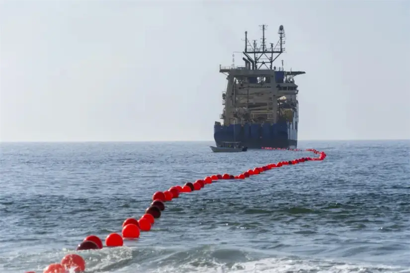 El cable submarino TMX5 ayudará a mejorar la conectividad en la región. Foto: Cortesía