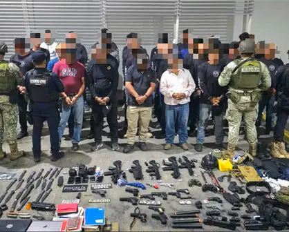Detienen a 38 presuntos integrantes de La Luz del Mundo en Michoacán: decomisan armas y equipo táctico