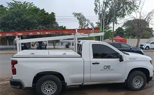 Encuentran en Bacurimi, Culiacán camioneta de la CFE robada tras reporte al 911