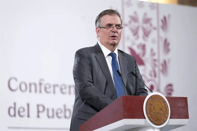 Ebrard dio a conocer la inversión multimillonaria que realiza la empresa CloudHQ. Foto: Presidencia