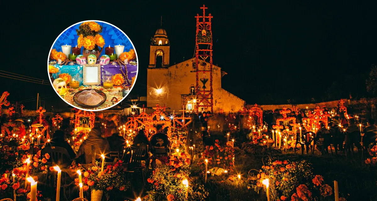Así se vive el Día de Muertos en Michoacán. Foto: Cortesía.