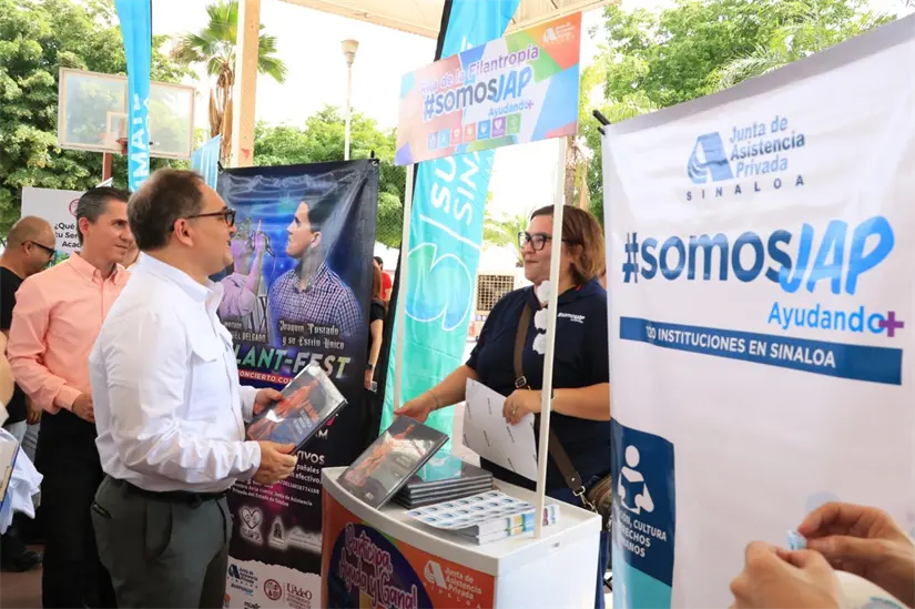 El Rector de la UadeO y Autoridades de la Junta de Asistencia Privada de Sinaloa encabezaron el encuentro por la cultura de la paz.