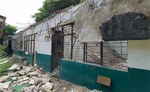 Reconstruyen aulas del CBTA 261 de Villa Juárez con apoyo del programa La Escuela es Nuestra