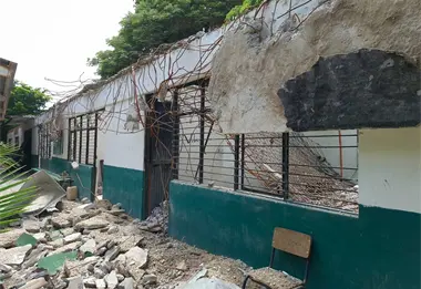 Reconstruyen aulas del CBTA 261 de Villa Juárez con apoyo del programa La Escuela es Nuestra