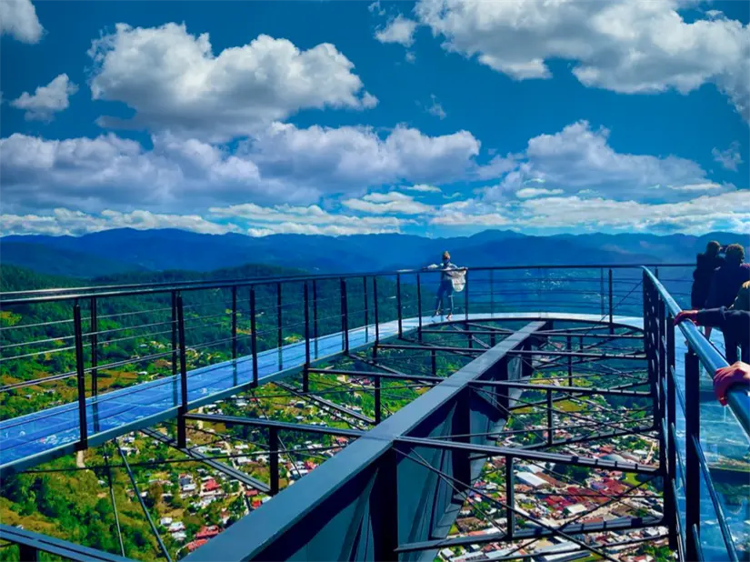 Mirador de Cristal de Ixtlán de Juárez en Oaxaca. Foto: cortesía.