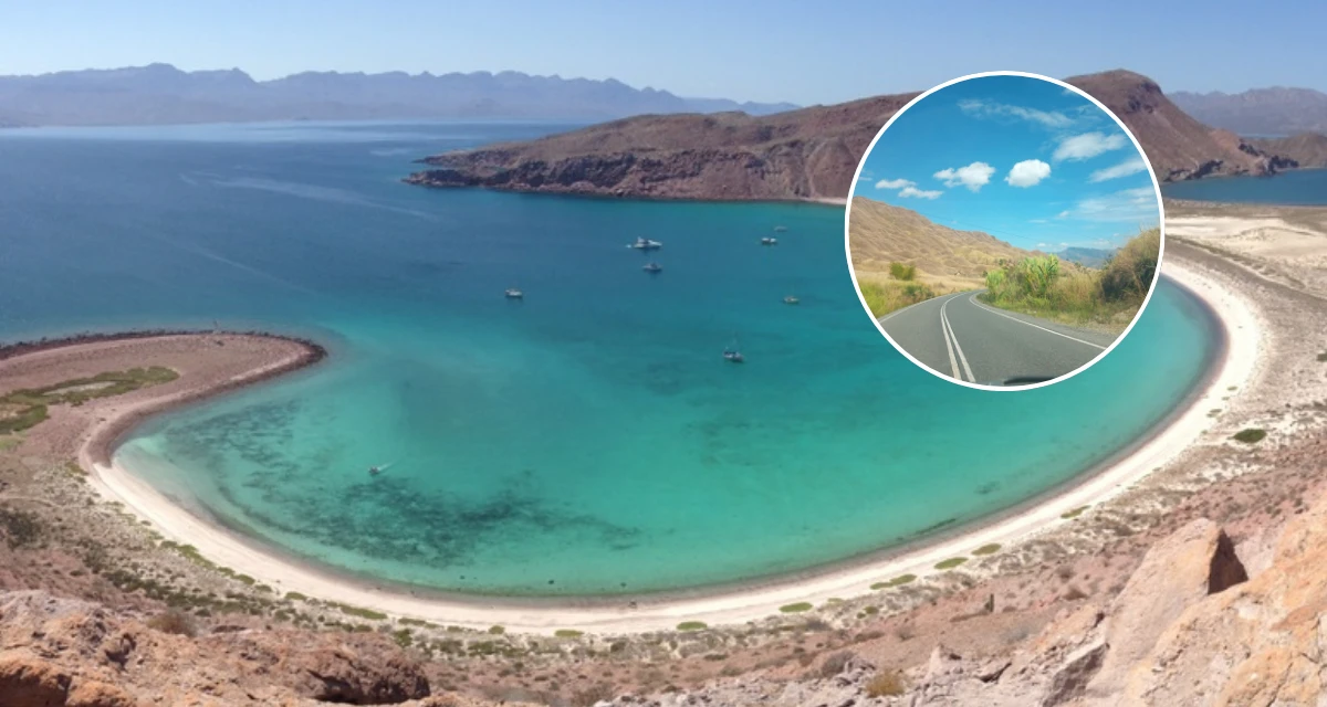 Esta es la ruta por la que puedes llegar a San Francisquito, en Baja California Sur. Foto: TripBucket.