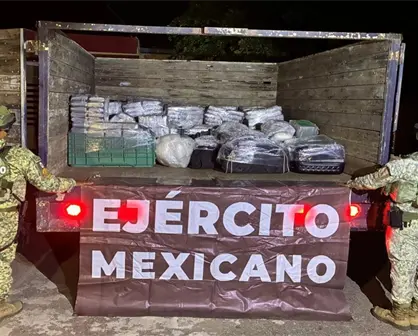 Aseguran fuerte arsenal y drogas durante cateo en Villas del Real, Culiacán