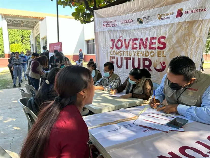 Página para registrarse para Jóvenes Construyendo el Futuro. Foto: Cortesía