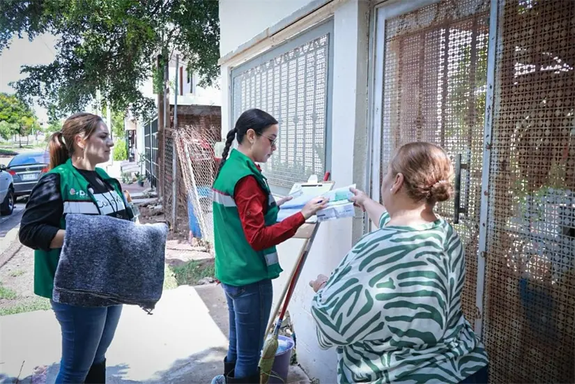 Solidaridad en acción: apoyos llegan a familias tras las lluvias en Culiacán. Foto: Ayuntamiento de Culiacán