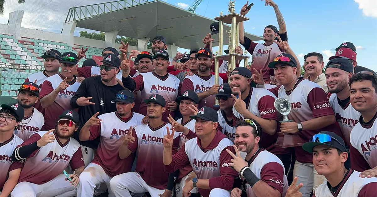 Ahome se corona campeón estatal de beisbol de Primera Fuerza 2025