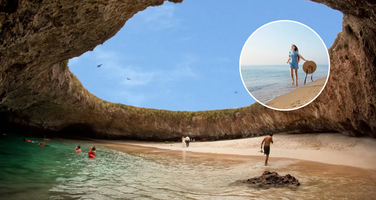 Esta es la playa más bonita del estado de Nayarit. Foto: Adeprotur.