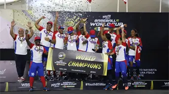 Cuba celebra bicampeonato en la Copa del Mundo de Beisbol Five