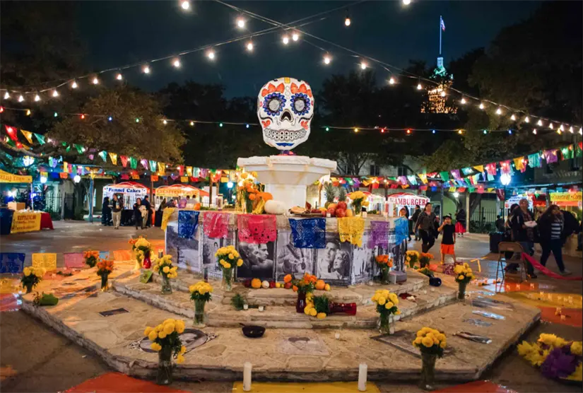 Celebración del Día de Muertos en Estados Unidos. Foto: cortesía.