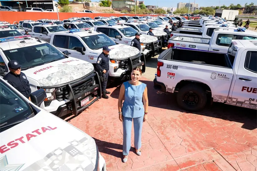 Más patrullas recorrerán Baja California. Foto: Cortesía