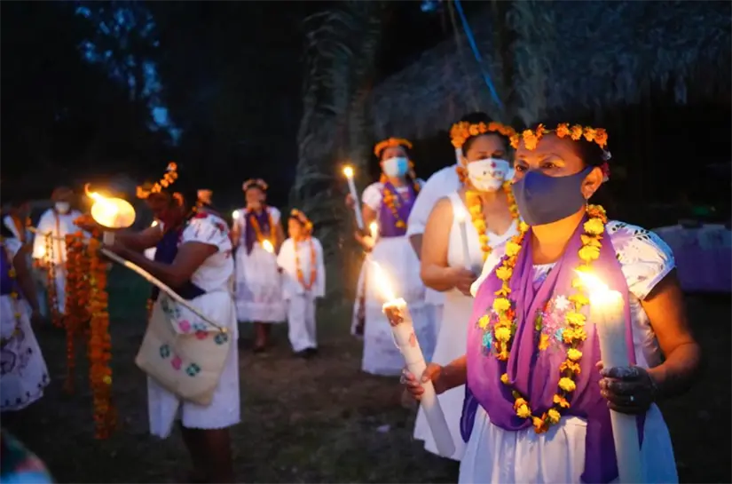 El Peregrinar de las Almas en Papantla. Foto: cortesía.