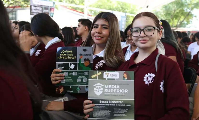 Registro 2025 para la Beca Benito Juárez en Baja California. Foto: Cortesía
