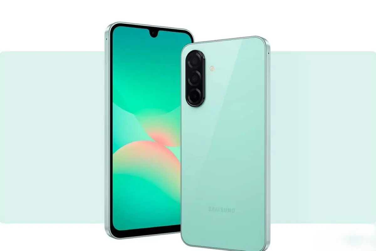Samsung Galaxy A26 con pantalla tipo AMOLED. Foto: Cortesía