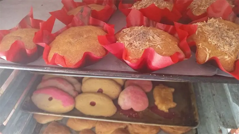 Variedad de donas, roles y pan de muerto forman parte de la diversificación impulsada por Elizabeth.