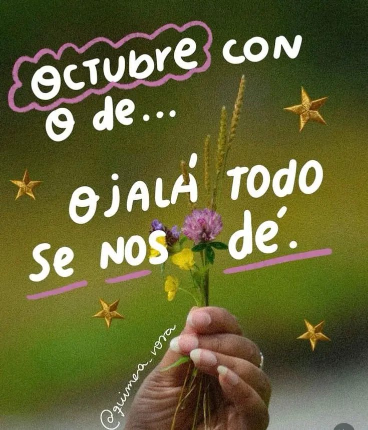 Frases para despedir septiembre y dar bienvenida a octubre. Foto: Pinterest.